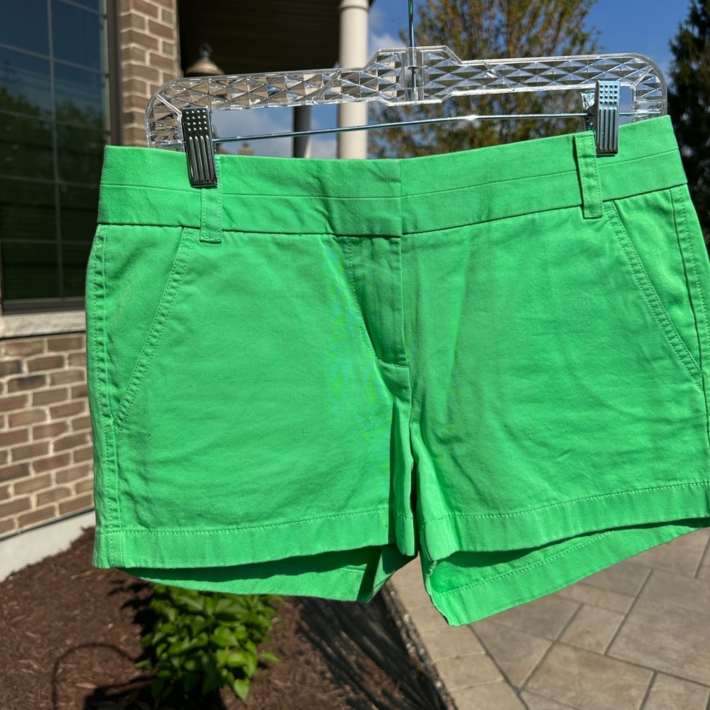 J. Crew CHINO Green Shorts